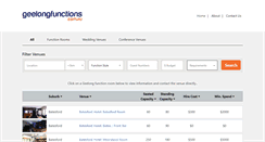 Desktop Screenshot of geelongfunctions.com.au